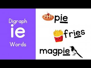 Digraph ie Words | Phonics For Kids | Phonics Reading