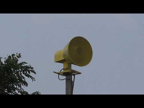 Federal Signal 500-SHTT Attack Tornado Siren Test - Abilene, KS 8/3/21
