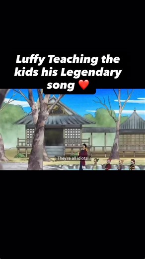 Luffy | One Piece on Instagram: "Luffy is a iconic singer in One Piece and he’s starting to teach his musical talents to the kids 😁 #onepiece #luffy #zoro #chopper #instagood #fyp #anime"