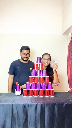 The Mystery Cash Pyramid! 🤑💸 Who got more?! #shorts #challenge #ytshorts #love