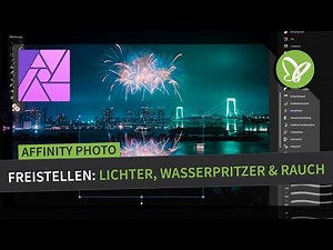 Freistellen mit Affinity Photo: Lichter, Wasserpritzer & Rauch freistellen