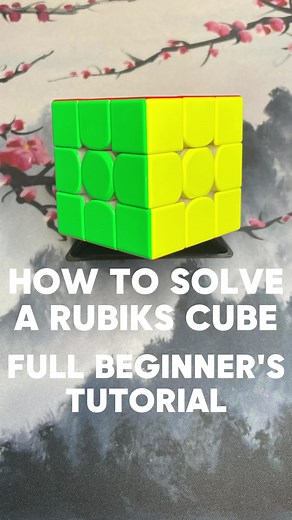 How to Solve a Rubik’s Cube! Full Beginner’s Tutorial #fyp #fypシ #foryou #rubikscube #cubing #speedcubing #chillvibes📸❤️