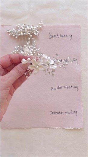 Bridal hair pieces for every kind of wedding ✨