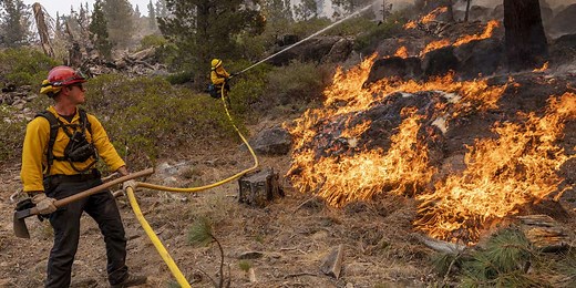 What's the difference between a 'controlled' fire and a 'contained' fire?