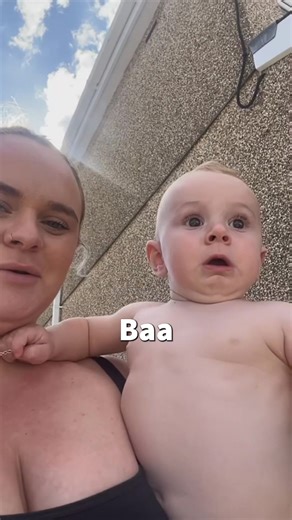 Baby's Hilarious Reaction to Seeing Sheep for the First Time