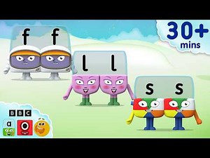 Let's Spell with Double Consonants! | Learn to Read and Write | ABCDE | Alphablocks