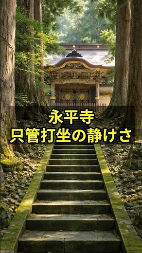 永平寺の静けさはどう作られたのか #shorts #日本史 #永平寺