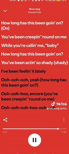 How Long - Charlie Puth #lyrics #spotify #fy #fyp #charlieputh @Charlie Puth