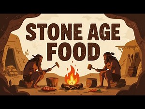 What food was cooked in stone age