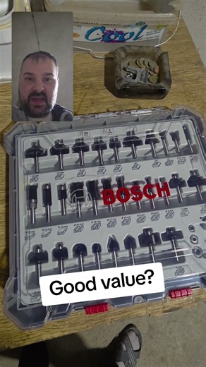 Bosch Router bit set