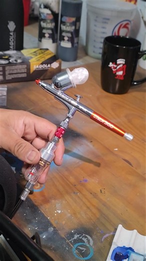 New Airbrush for the studio. #theairbrushguy #sagola #createx