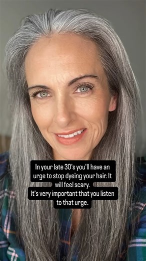 Debbie: Grey Hair Transition | In your late 30’s you’ll have an urge to stop dyeing your hair. It will feel scary. It’s very important that you listen to that urge.... | Instagram
