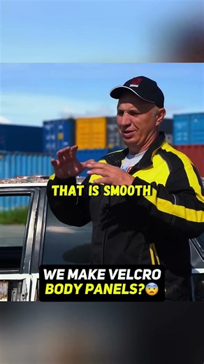 Quick release body panels for a car?