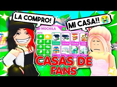 ARRUINÉ A MIS FANS COMPRANDO SUS CASAS en ADOPT ME!! (Roblox) 🙄