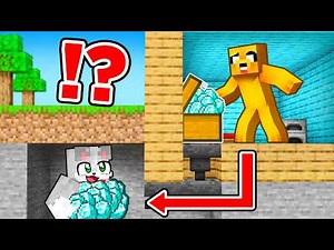 12 WAYS to STEAL DIAMONDS from your FRIENDS in Minecraft