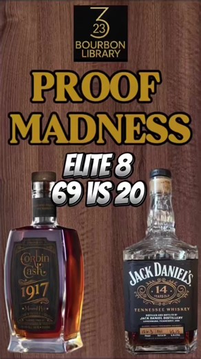 🥃🔥 PROOF MADNESS – ELITE 8 MATCHUP #4 | RYE vs TENNESSEE GIANT 🔥🥃 The final Elite 8 matchup is here, and it’s a clash of two completely different whiskey worlds — a bold, high-proof rye taking on a deep-aged Tennessee heavyweight that’s been steamrolling the bracket. In this final Elite 8 matchup of Proof Madness, we put: 🥊 #69 Corbin Cash 1917 Merced Rye – 123 Proof 🆚 🥊 #20 Jack Daniel’s 14 Year – 126.3 Proof Rye spice vs Tennessee depth. Craft intensity vs legacy power. Two standout pou