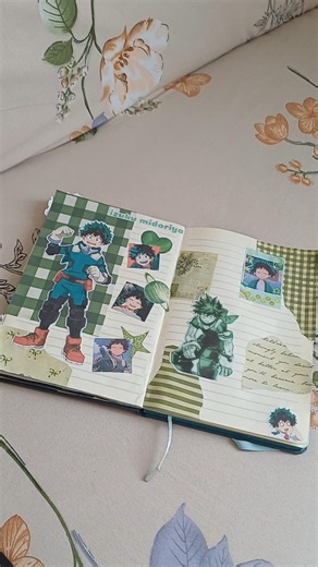 Midoriya journaling ✨️ #journal #journaling #anime #myheroacademia #animejournal #mha