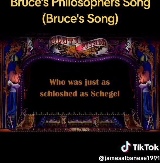 Monty Python!! @@Elduderino2.7 #philosophy #philosophers #kant #Hume #socrates #montypython #fypシ #fypシ゚viral #fyp
