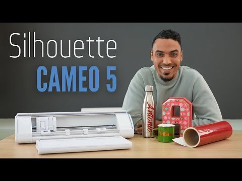First cut with Silhouette Cameo 5 + Print and cut | 😍 The most anticipated machine!