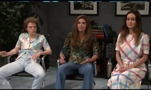 Brie Larson hosted SNL last night and the cast broke mid-sketch