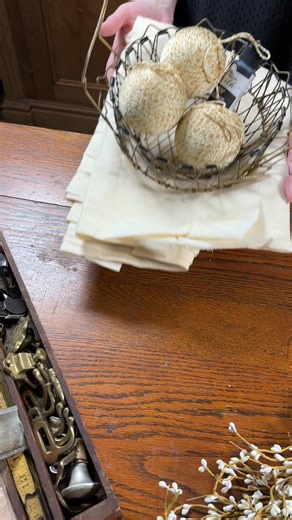 Do you have some old round ornaments tucked away in a bin somewhere? 🎃 Here’s one thing you can do with them! A little muslin fabric, a touch of paint, and a simple word like BOO turns those forgotten ornaments into charming not-so-spooky Halloween decor. It’s one of those quick, cozy projects that adds personality to your Fall space without spending a dime. Find us at: https://stan.store/whimsybarn Around here, we do mostly vintage. 2025 is our year to vintage treasure hunt, stash & style our 