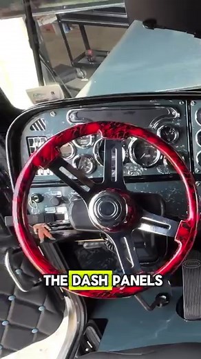 Peterbilt 379 Gets New Epoxy Floor! Painted Console & Dash panels #semitrucks #custominterior #bigtrucks #peterbilt379 | Florida Finest Customs