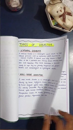 Disaster management project | Social science project #project