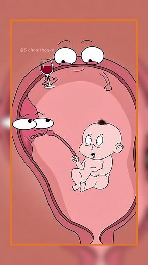 What happens to a baby when you drink alcohol? #shorts