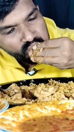 SOUTH INDIAN BIRYANI EATING CHALLENGE 🔥🍗 BIG BITES ASMR | SPICY FOOD