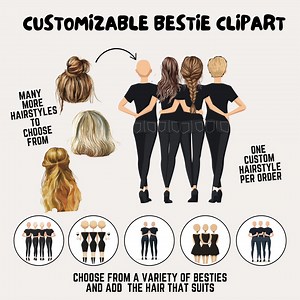 Custom Bestie Clipart Png Best Friend Design UV DTF Customizable Best Friend Quotes Messages Png Best Friends Quote Glass Can Sublimation - Etsy