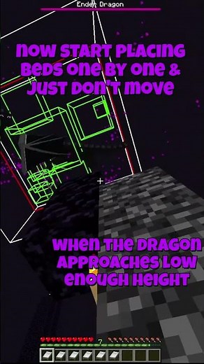 Easy 1-Cycle Ender Dragon Guide 😳 #minecraftedits #minecraftshorts #minecraft #minecraftsurvival