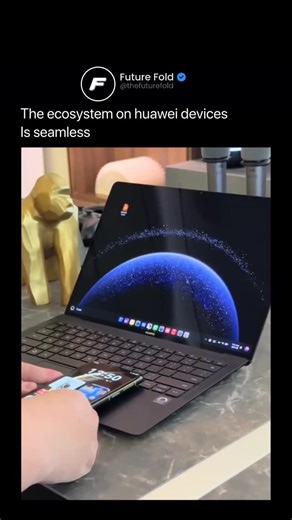 Future Fold on Instagram: "Huawei has built one of the most seamless device ecosystems in the tech world. Instead of treating phones, laptops, tablets, and wearables as separate products, Huawei connects them into a single synchronized experience. With features like One Touch Share and Super Device, a Huawei smartphone can connect to a laptop or tablet instantly by simply touching them together. Files transfer in seconds, apps can be opened across devices, and notifications, calls, and messages 