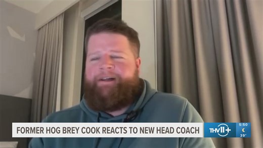 Former Razorback Brey Cook reacts to Ryan Silverfield becoming new Arkansas head coach