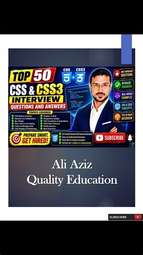 CSS and CSS3 Interview Questions and Answers | Front-End Interview Tips