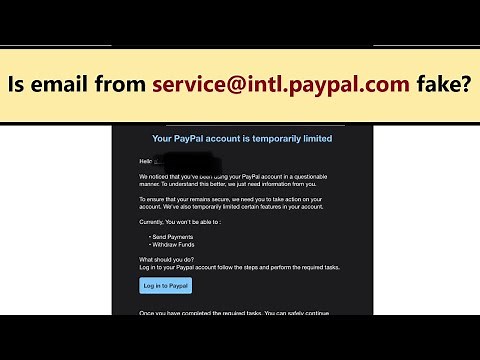 Paypal email from service@intl.paypal.com - scam or legit notice?