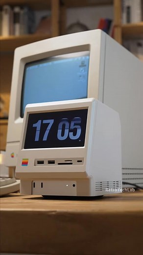 Relive the iconic Macintosh era! This charming retro clock combines nostalgic computer design with modern digital timekeeping for your desk or shelf. ️ Faithful Macintosh replica design ⏰ Accurate digital clock display  Gentle alarm function  Perfect geek decor & gift Add tech nostalgia to your space! Click to own this classic reboot.  https://t.site/48jLcFO | Gotosleeps9 | Facebook
