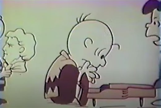 The original Charlie Brown Christmas special promo from 1965, with an additional scene