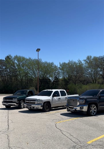 Dropped GMC Sierra Truck