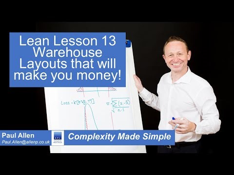 Lean lesson 13 - Warehouse layouts...