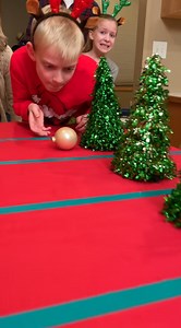 Christmas ornament roll challenge – fun for the whole family