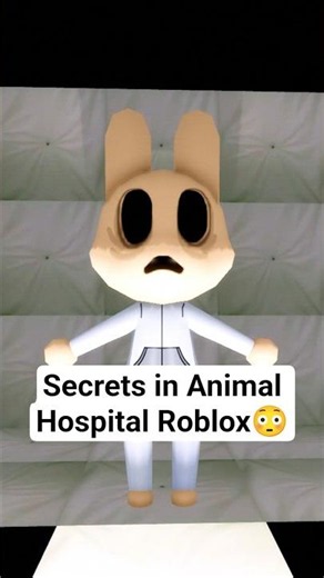 Secrets in Animal Hospital Roblox… 😳 #animalhospital #roblox