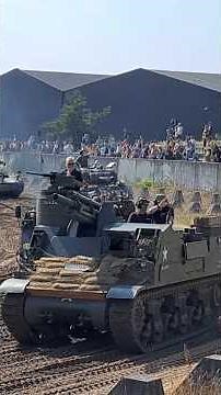 Tank parade with both old and modern vehicles - #Tanks #ArmoredVehicles #NMM