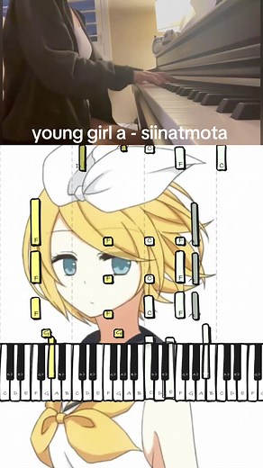Young Girl A piano tutorial – Siinatmota (easy piano lesson)