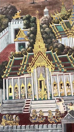 태국 방콕 왓 포 사원 벽화 #travel #thailand#watphra #watpho