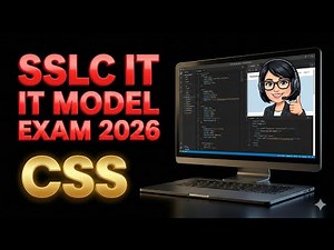 SSLC IT MODEL EXAM 2026|CSS