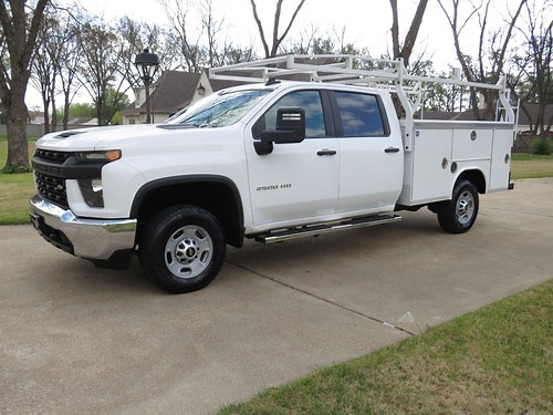 2020 Chevrolet Silverado 2500 WT Crew Cab w/Utility Bed & Ladder Rack | eBay