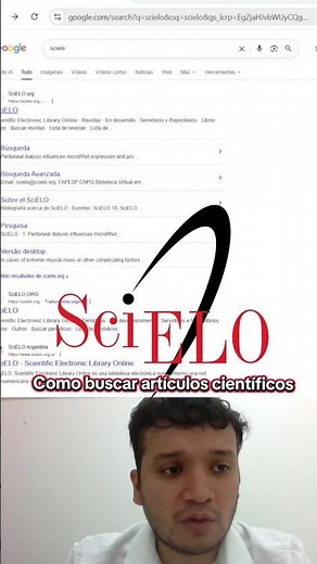 Como buscar artículos científicos en la plataforma scielo