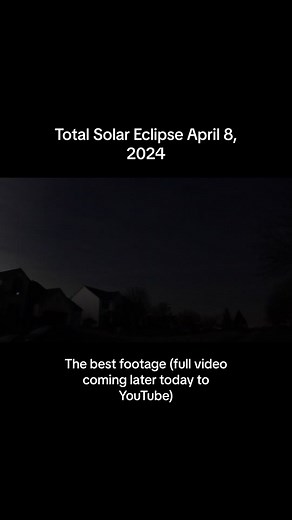 Total Solar Eclipse 2024 Footage - Best Moments Caught on Camera