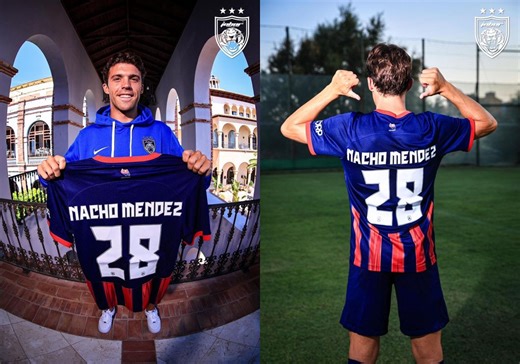 JDT snap up Nacho Mendez as fourth heritage player