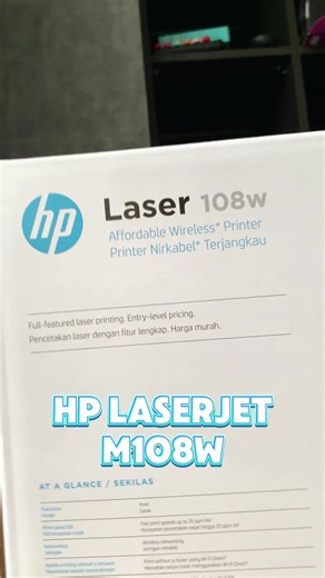 Ini printer favorit UMKM dan kantor-kantor kecil! Ini printer HP LaserJet M108W! #multifungsi #hp #printerhp #laserjet #hpm108w